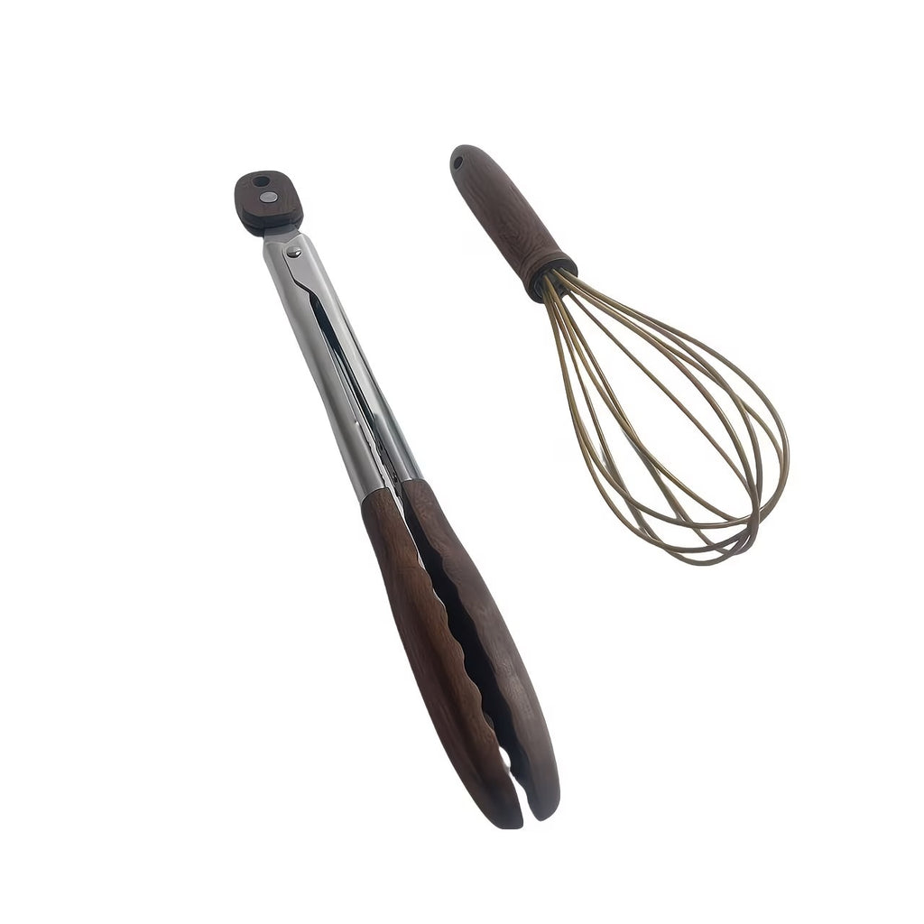 wooden handle stainless steel stirring spoon long handle